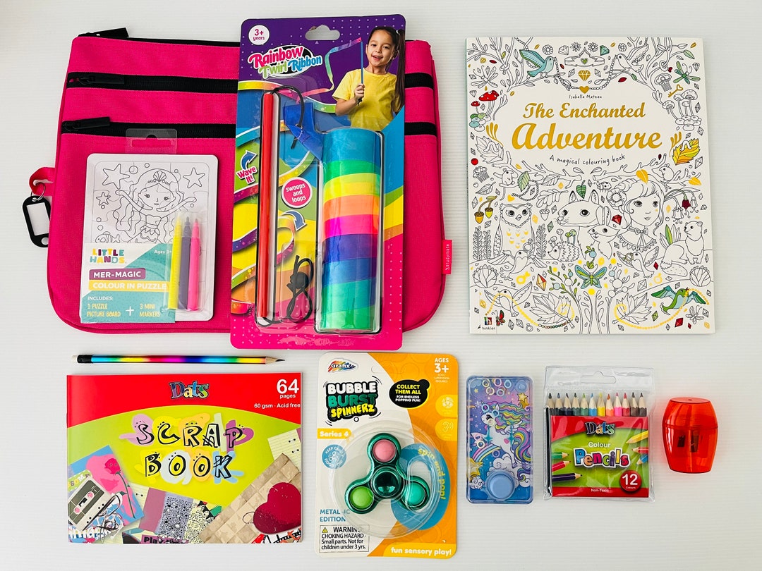 Kids Travel Activity Pack Travel Activity Set Car Plane Etsy