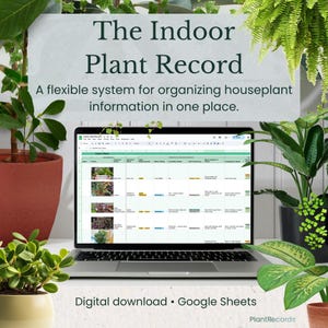 観葉植物の記録 – 記入可能な観葉植物ログ | Google スプレッドシート テンプレート
