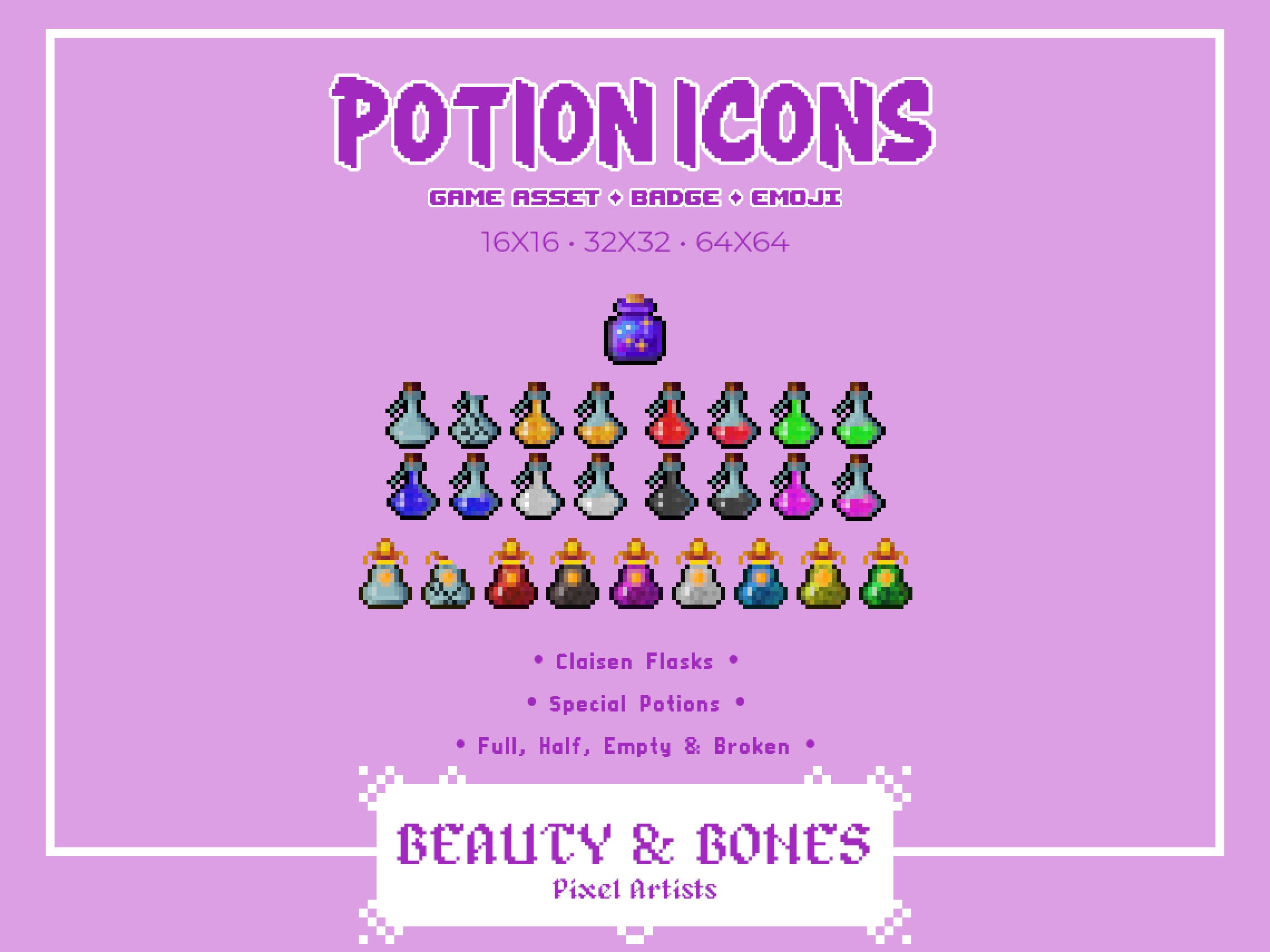 Pocket Things Pixel Art 32x32 Icon Pack 