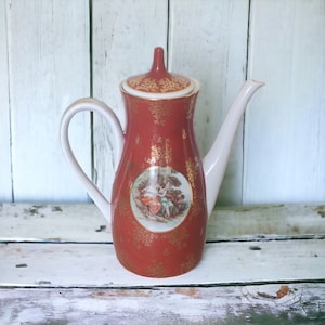 Kettle USSR. Old vase teapot.Rare teapot.Antique vintage collection. Home decor. Vintage. Antique. Porcelain teapot. Rare teapot. Collection