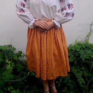 Antique skirt, Vintage skirt, Vyshyvanka skirt, Folk, Skirt, Ukrainian, handmade, skirt Authentic