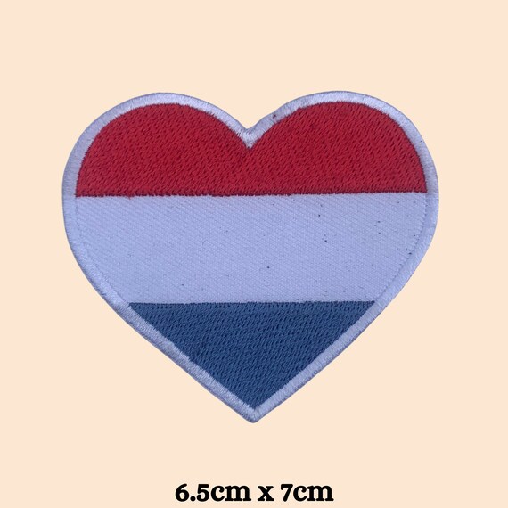AMSTERDAM CITY FLAG PATCH NETHERLANDS EMBLEM HOLLAND embroidered iron-on BADGE e
