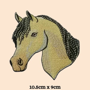 Toppa Ricamata Per Briglie Di Cavallo - Distintivo Da Cucire, 5.5x8.6 Cm - Foto 2