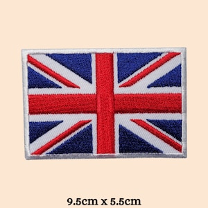 Eye-catching Union Jack England UK Flag Patch Print Stretch