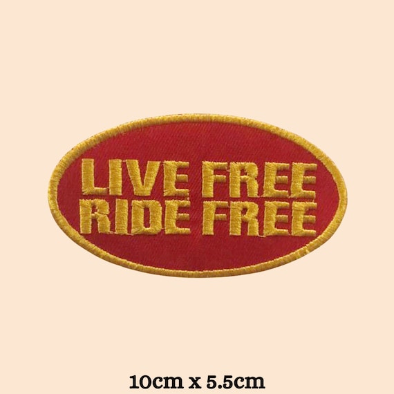 Ride Hard Live Free Embroidered Patch Iron Motorcycle Biker Appliqué DS346 | UK Ride Hard Live Free Embroidered Patch Iron Motorcycle Biker Appliqué DS346 | UK