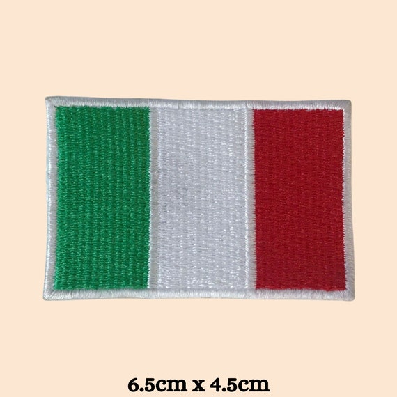 Italian Flag National Emblem Iron-On Sew On Embroidered - Foto 5