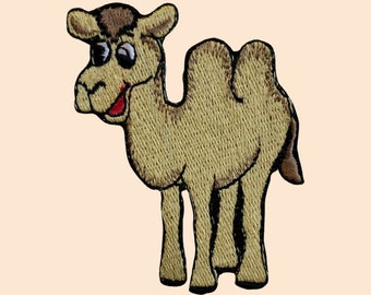 Camel Patch Iron Sew On Clothes Bag Embroidered Badge Animal Embroidery Applique
