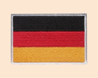 Germany Flag Embroidered Iron / Sew On Patch Deutschland German Shirt Bag Badge