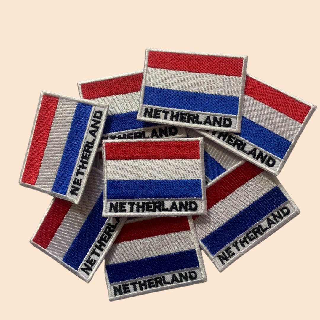 High Quality Country Flag Emblem Embroidered Iron On Patch 1.6"X2.4" Arm Badge E - Foto 4