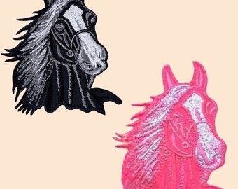 Pferd Häkelapplikation Aufnäher Pony Applikation