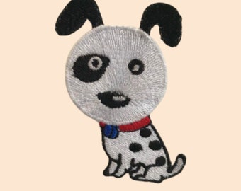 Dog Cute Iron On Patch Embroidered Sew On Applique Clothing Bag Jacket Jeans