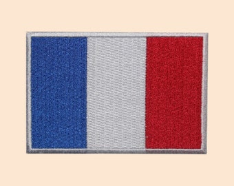 France Country Flag Patch Iron On Patch Sew On Badge Embroidered Patch