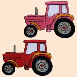 Insigne brodé à repasser/coudre pour tracteur agricole pour garçon, veste, t-shirt, jean