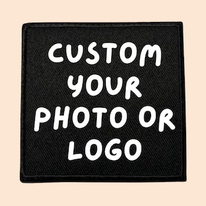 Custom High-Quality Printed Square Patch – Upload Your Image, Text, or Logo for Iron-On or Sew-On Badge