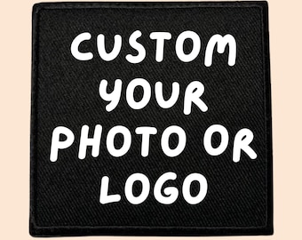 Custom High-Quality Printed Square Patch – Upload Your Image, Text, or Logo for Iron-On or Sew-On Badge