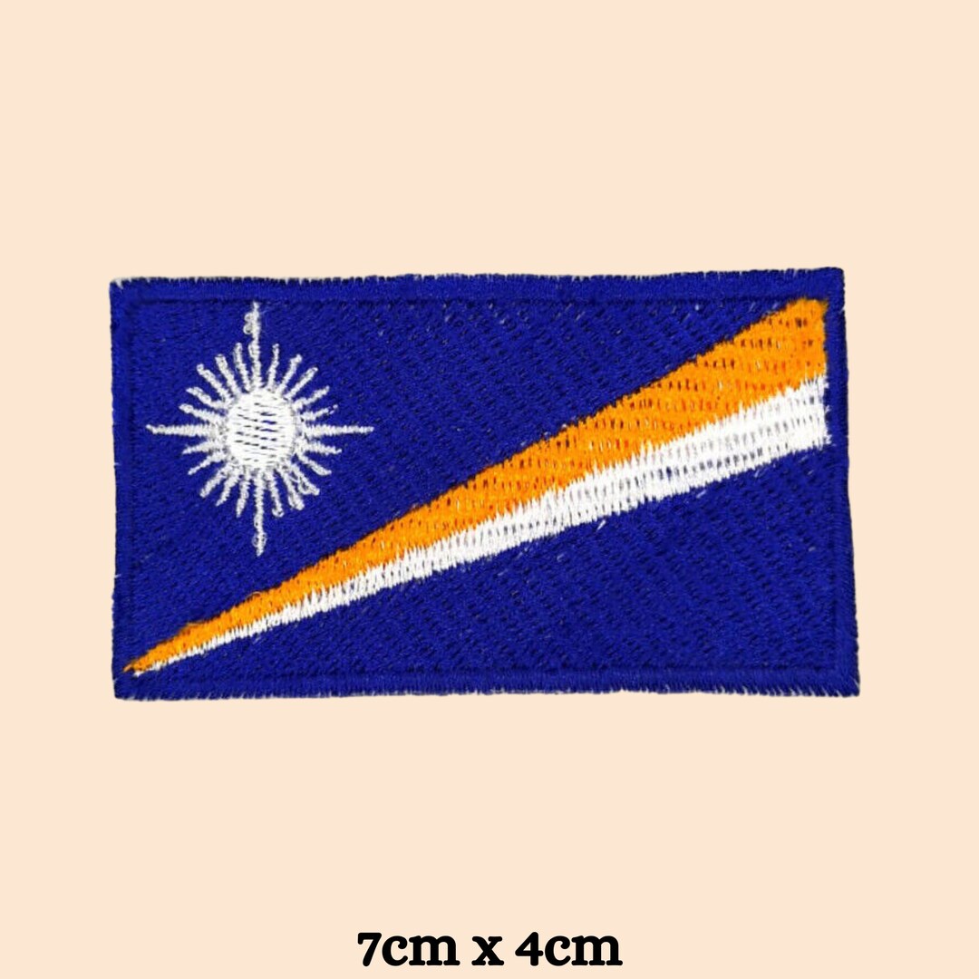 Patch île De La Réunion Patch Écusson Drapeau Île De La Réunion Thermo-collant Rond - Cocarde Métallique - Fabriqué En France écusson île De La Réunion Rond - Foto 4