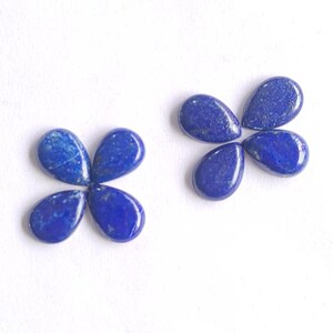 AAA+ Quality Natural Lapis Lazuli Tear Drop Shape Cabochon Flat Back Calibrated Pear Shape Wholesale Gemstones, All Sizes mm Available.