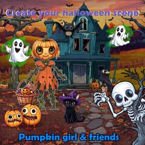 Druckbare Papierpuppe zum Anziehen, DIY Bastelset mit Halloween Monster, Spiele für Kinder, Bastelbogen, Geschenk für Kinder, Papierschnitt Kunst