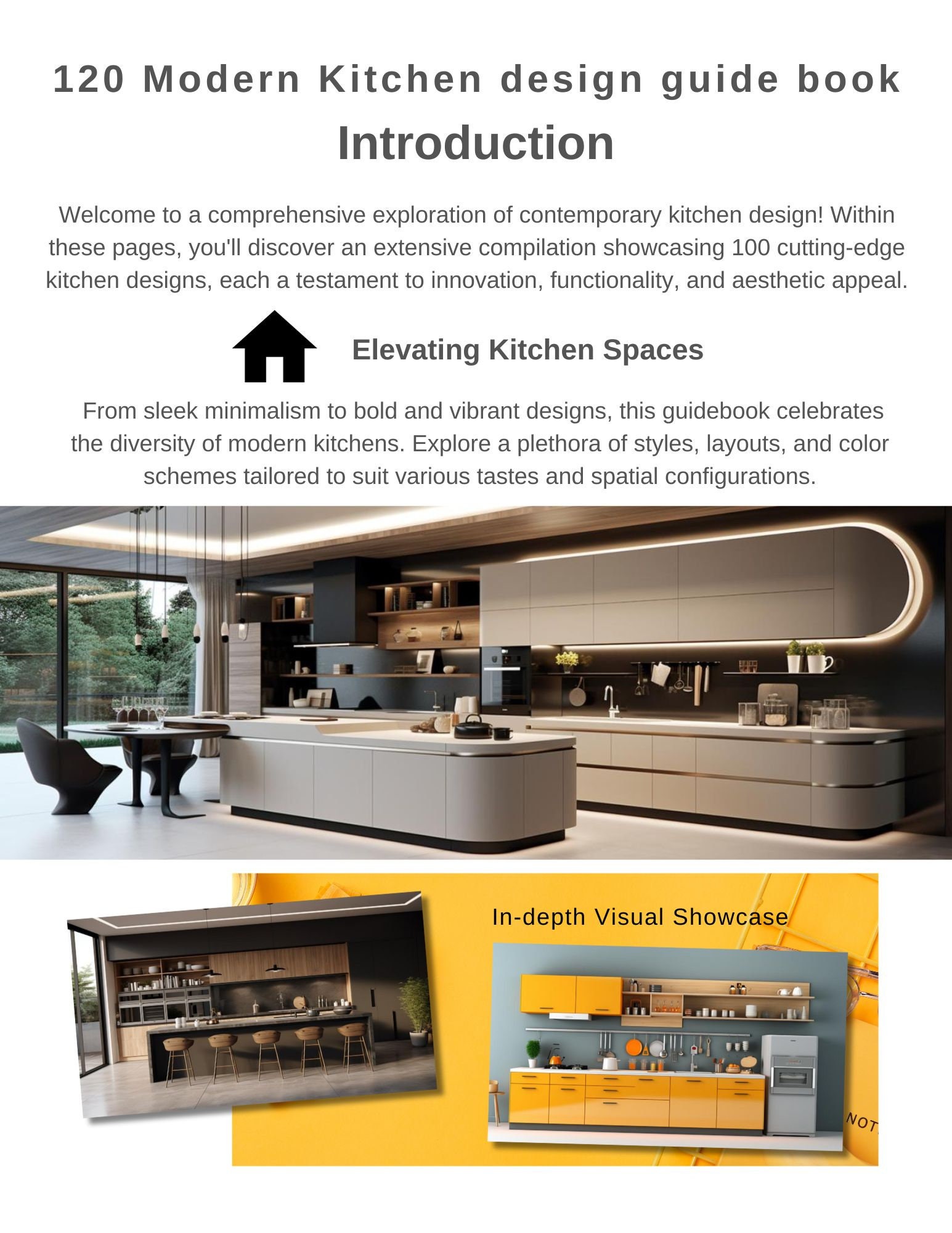 120 Modern Kitchen Design Guide Book PDF. Zip File Download - Etsy