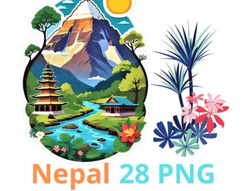 Nepal 28 PNG South Asia Temples and Himalayas Everest Kathmandu Buddhist temple Hindu shrine Travel to Nepal Republic of Nepal  Chomolungma