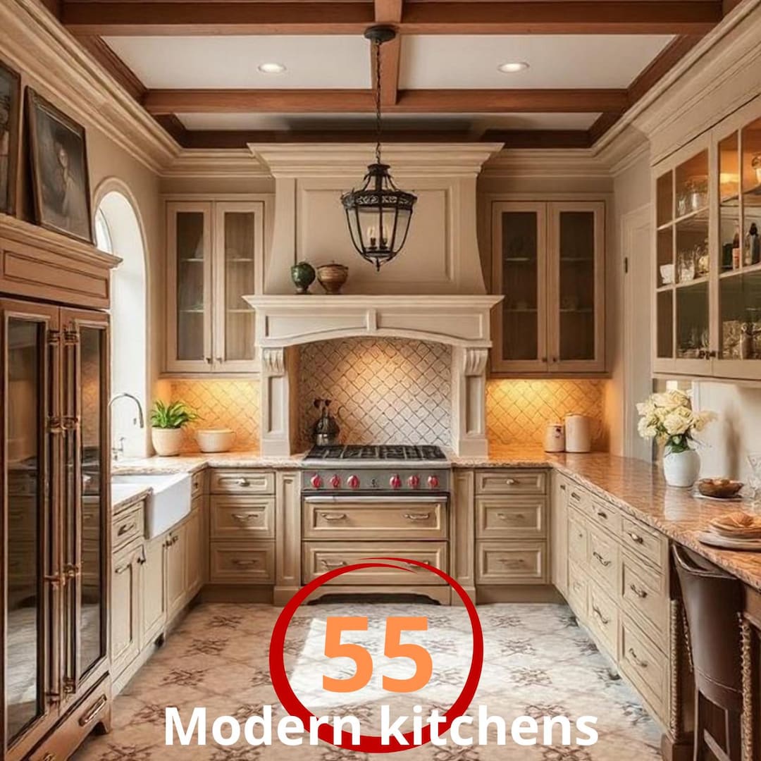 French Kitchen Interior Designs, Modern Kitchen Island (55 PDF) - Etsy