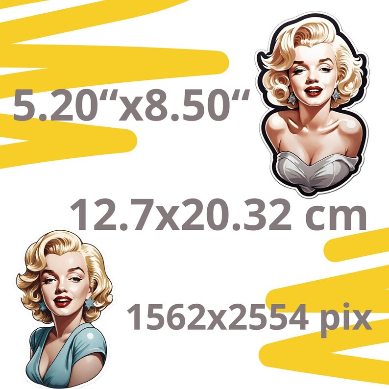 May include: A black and white illustration of a woman with blonde hair. The image is 5.20" x 8.50" and 1562 x 2554 pixels.