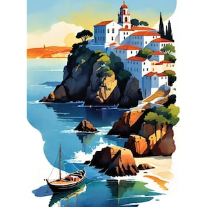 Nature of Portugal Portugal clipart Portuguese coast Coast of Portugal Vacation in Portugal Traveler's notebook Landscape of Portugal 22 PDF