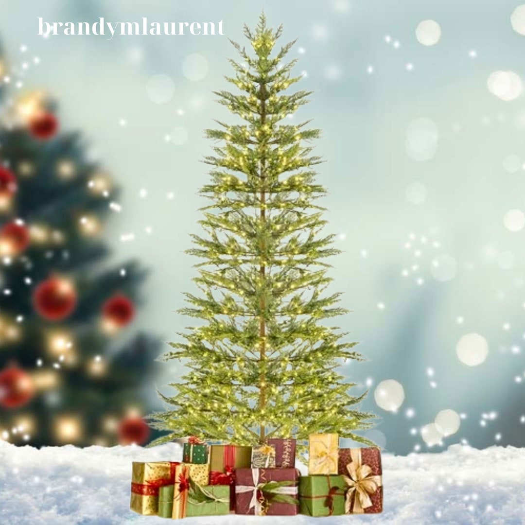 7.5foot Prelit Christmas Tree With 540 Lights and a Timer Etsy