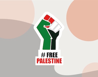 200 x Free Palestine  Stickers - 2 sizes - Free Palestine stickers.