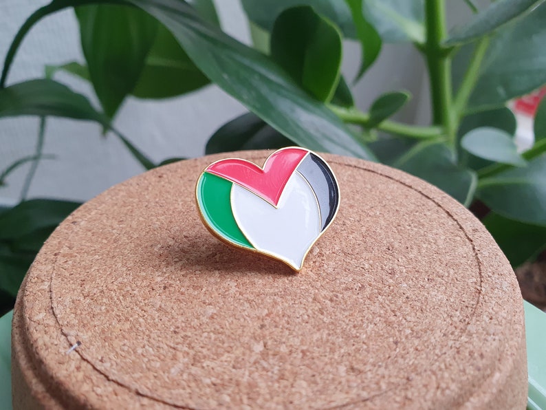 Palestine Pin Palestine Flag Pin Palestine Heart Pin Palestine Ribbon Pin Palestine Fist Pin Free Palestine stickers image 5