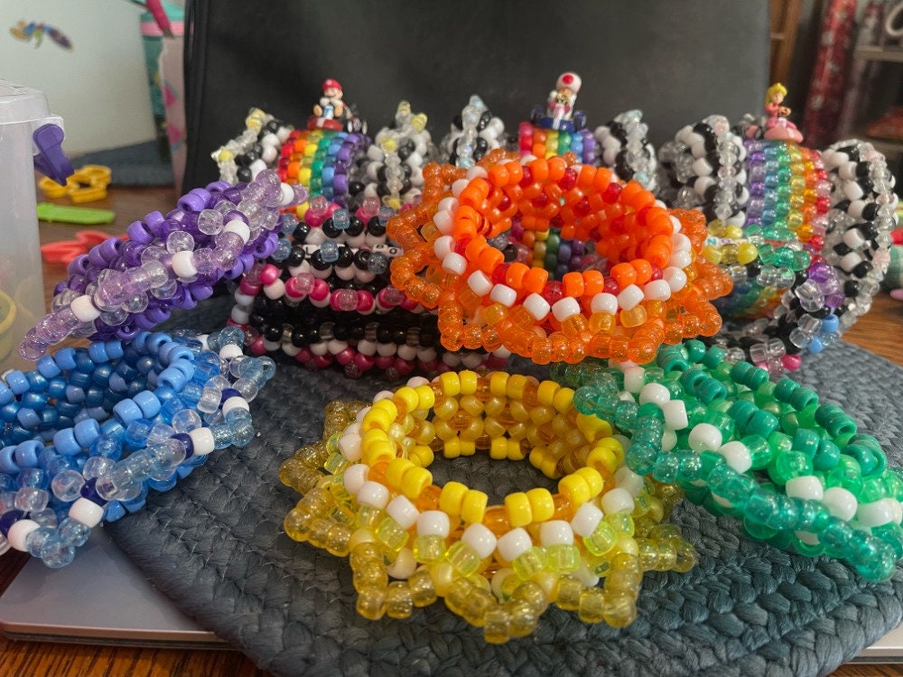mandala rave cuffs