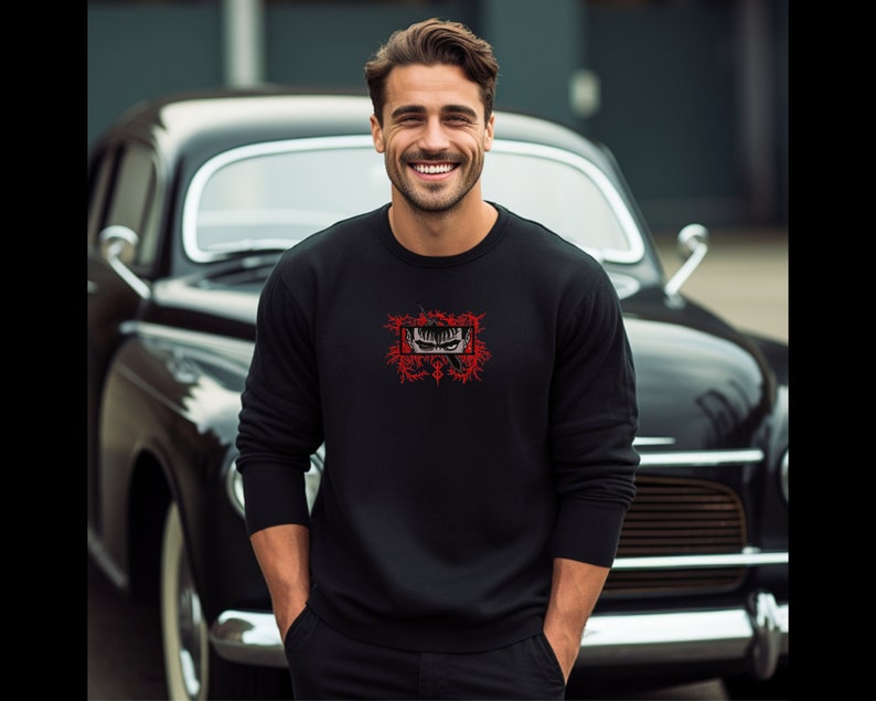 Anime Embroidery Berserk Shirt Berserk Hoodie Berserk Etsy