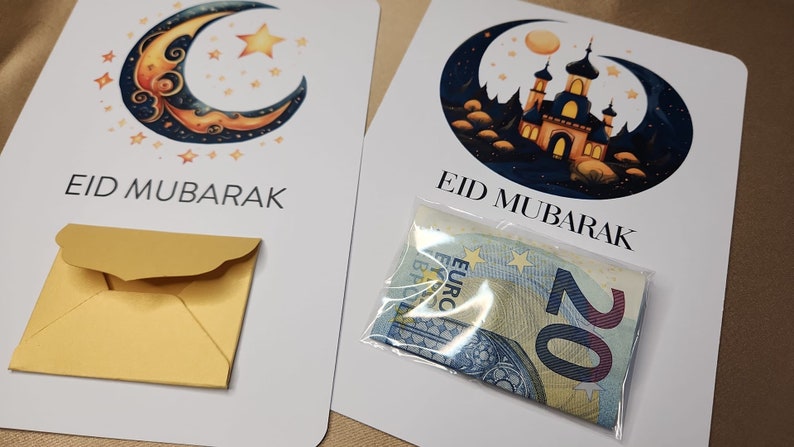 Eid Mubarak Money Gift for Kids l Eid Gift l Kids Money Card Ramadan Sugarproof image 9