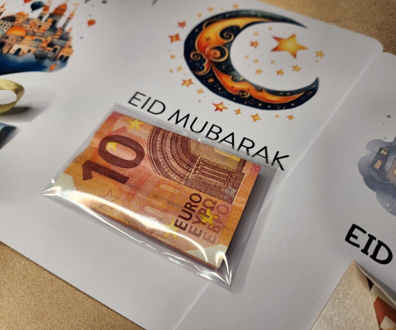 Eid Mubarak Money Gift for Kids l Eid Gift l Kids Money Card Ramadan Sugarproof image 6