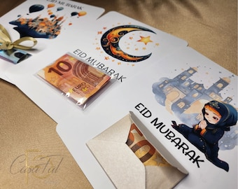 Eid Mubarak geldcadeau voor kinderen l Eid cadeau l kindergeldkaart | Ramadan | Suikerbestendig
