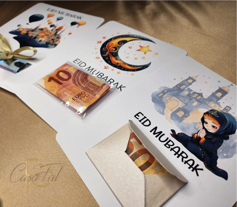 Eid Mubarak Money Gift for Kids l Eid Gift l Kids Money Card Ramadan Sugarproof image 1