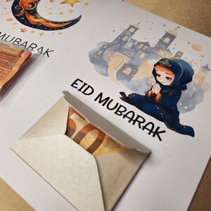 Eid Mubarak Money Gift for Kids l Eid Gift l Kids Money Card Ramadan Sugarproof image 7