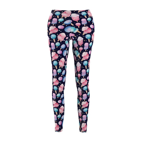 Zuckerwatte Weltraum Explosion | Damen Cut & Sew Lässig Leggings | Niedliche Leggings | Yoga-Hose