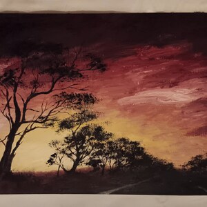 Travelling West - Archival quality giclee print of an original oil painting