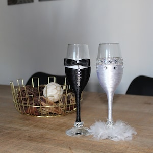 Copas de cava Mr y Mrs personalizadas