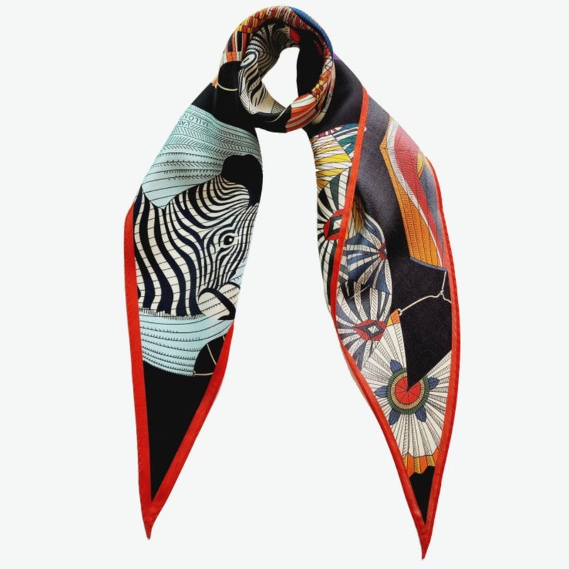 Mosaic Silk Neck Scarf main image 0