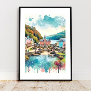 Wales, England Retro Art | Minimalist, Geometric, Art Prints, Wall & Frame Art