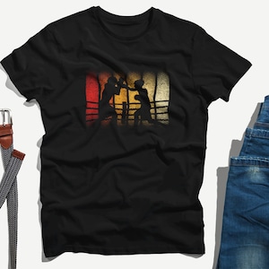 Retro Boxing Ring Shirt, Vintage Boxing shirt, 90s shirt, 80s shirt, Boxing gift ideas, boxing lover gift, Vintage Shirt, Retro shirt
