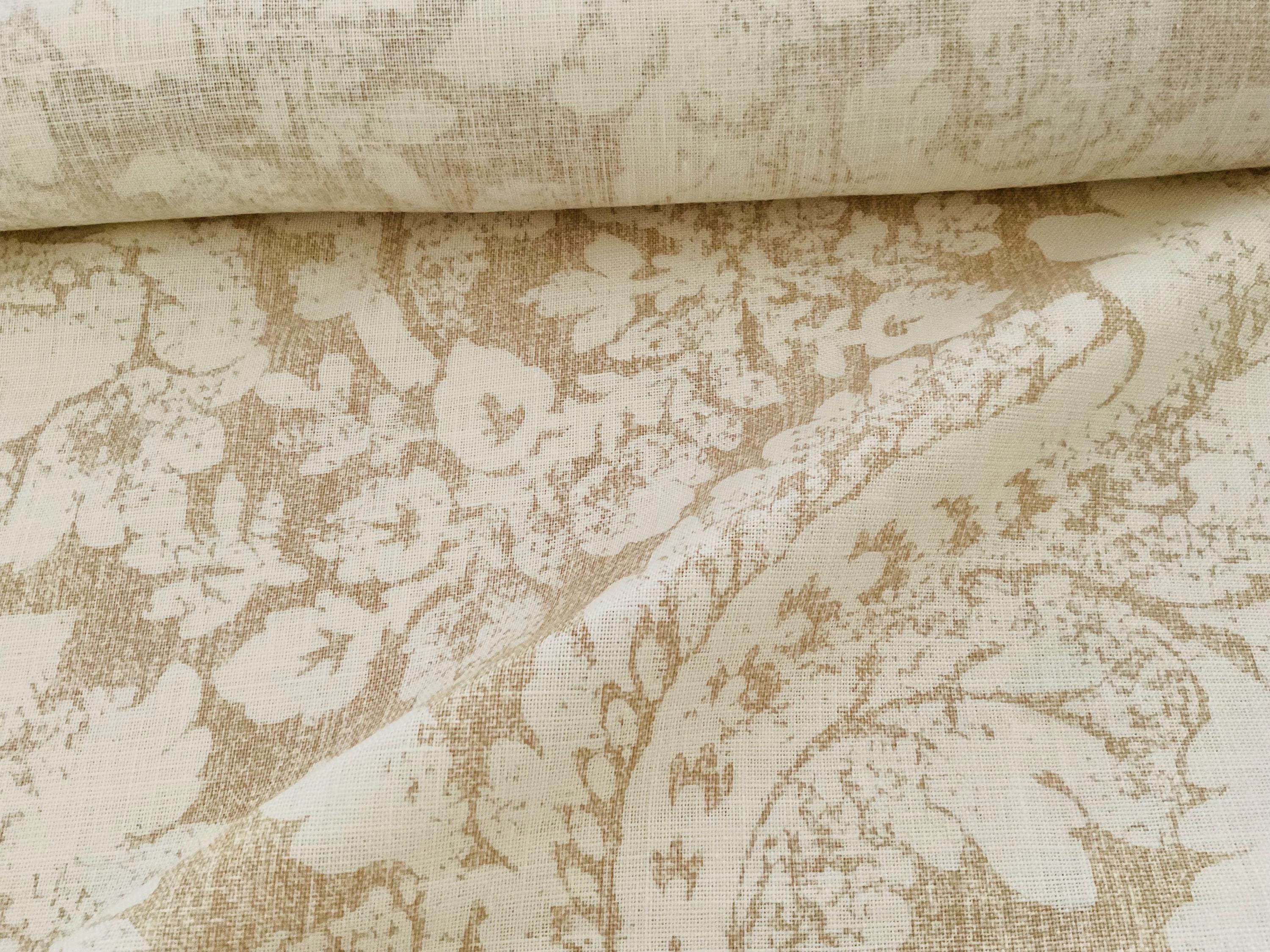Colefax and Fowler - Summer Palace “langridge” in Sand and Colefax and Fowler - Summer Palace “langridge” in Sand and