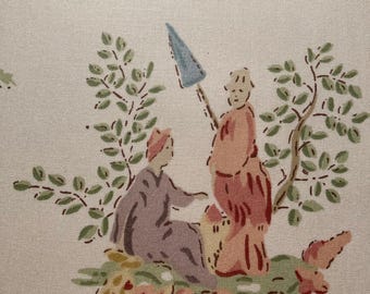 Schumacher “Nanping Vine”chintz chinoiserie. Three yards available. 95.00 per yard.  Two yard minimum purchase.