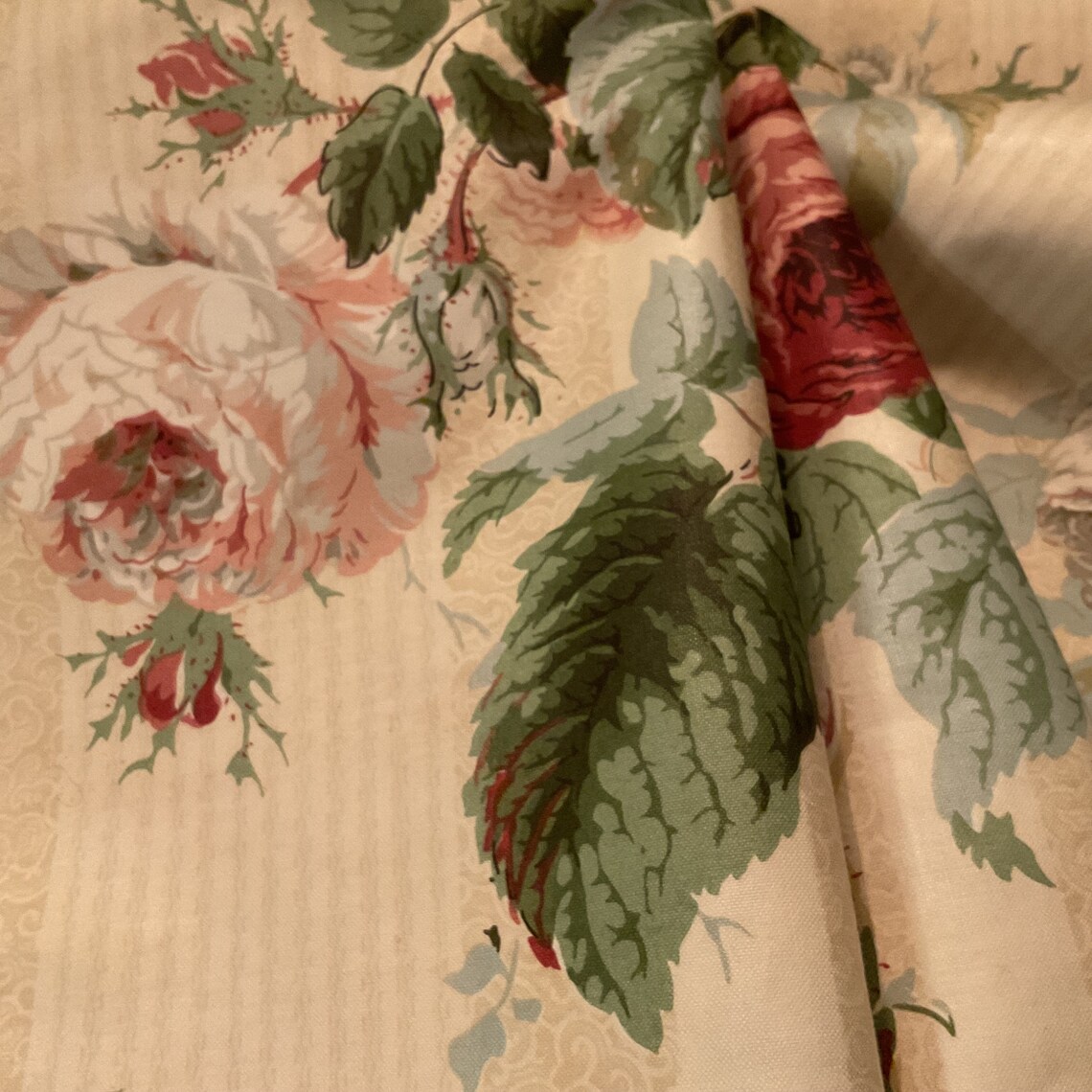 Colefax and Fowler jubilee Rose Fabric Etsy