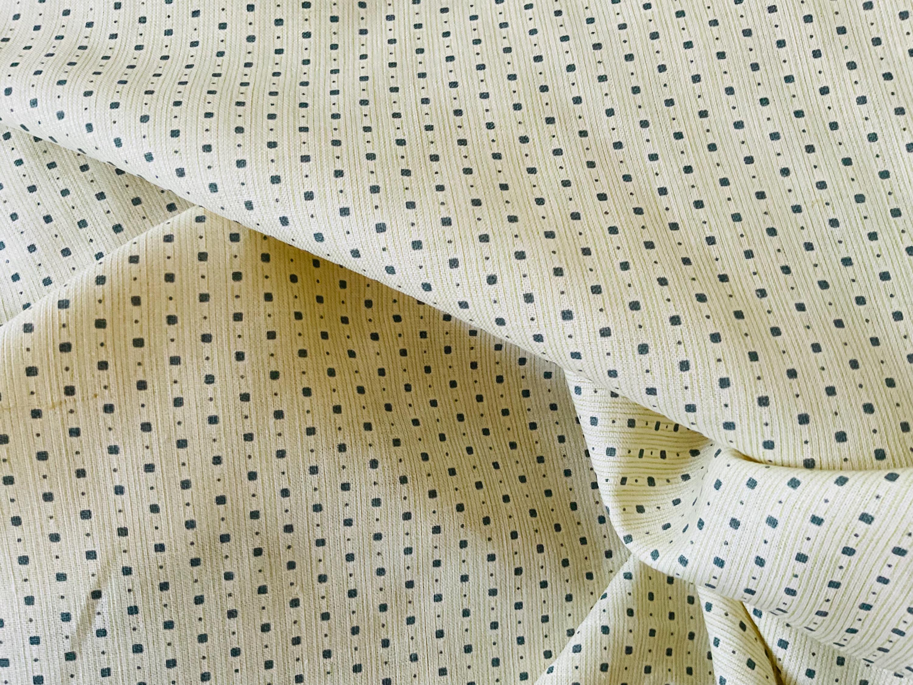 Tissu Lin Kathryn Ireland – Lyall / Blé – Rayé – 7,25 Yards – Neuf