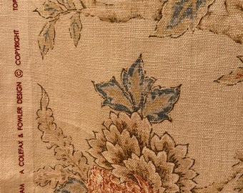 Colefax and Fowler, “Darsham” fabric.  18th century design reproduction. 6 yards available, 128.00 per yard, two yard minimum purchase.