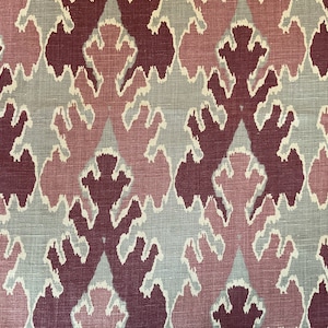 Lee Jofa “Bengal Bazar” Kelly Wearstler Collection 100% linen, one single 54 inch wide piece by 30 inches long.