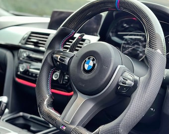 Bmw 5,6 und 7er echtes Kohlefaser-Lenkrad